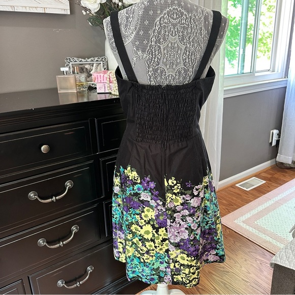 Madison Leigh Floral Fit & Flare Dress Sz 12 - Picture 7 of 16